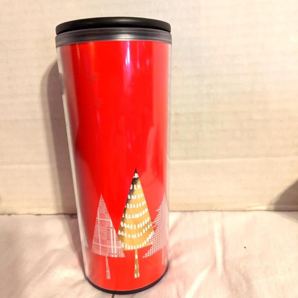 Starbucks Holiday Tumbler With Lid 16Oz